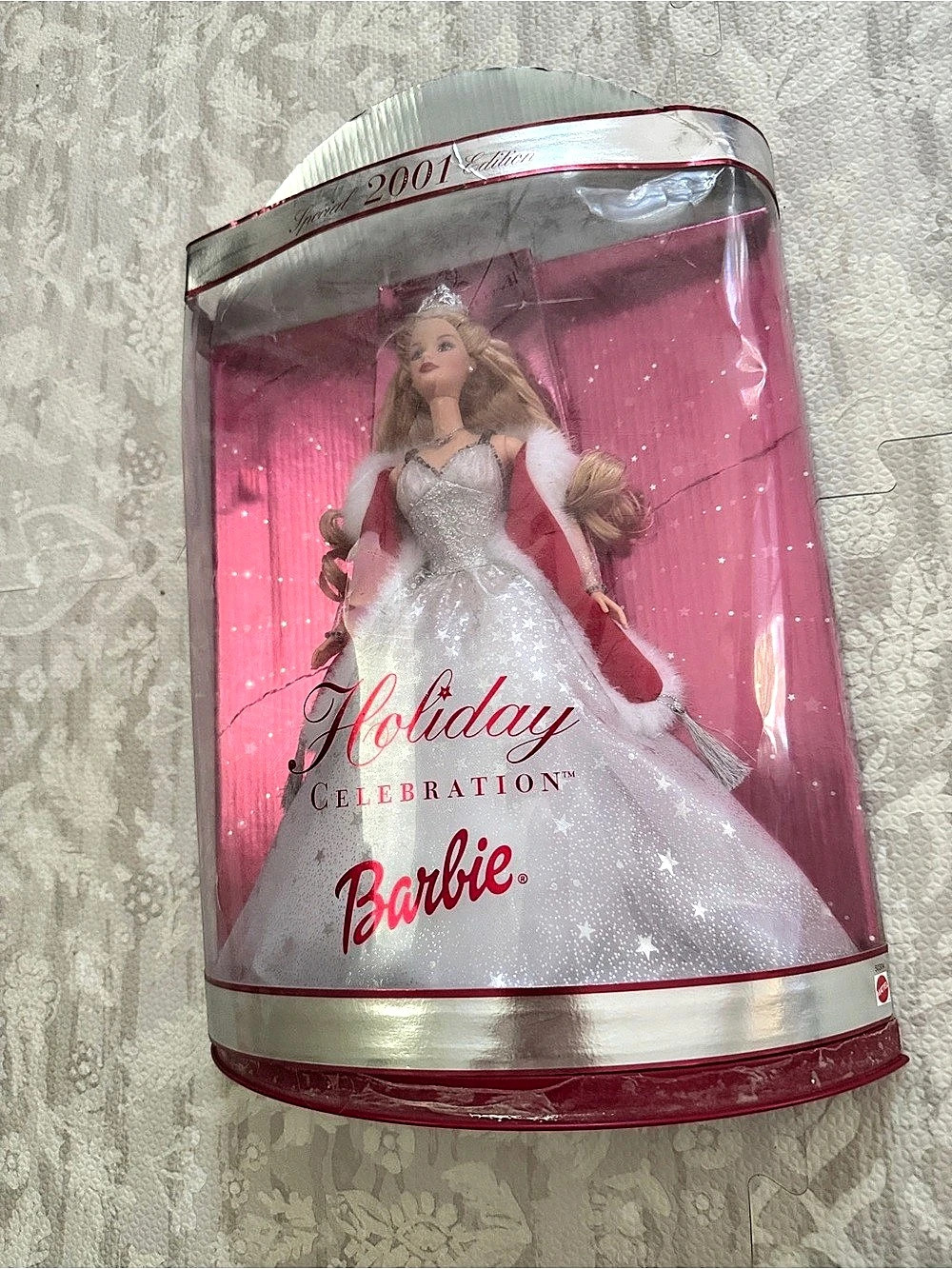 2001 Barbie Holiday Celebration Barbie Holiday with Box